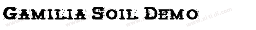 Gamilia Soil Demo字体转换